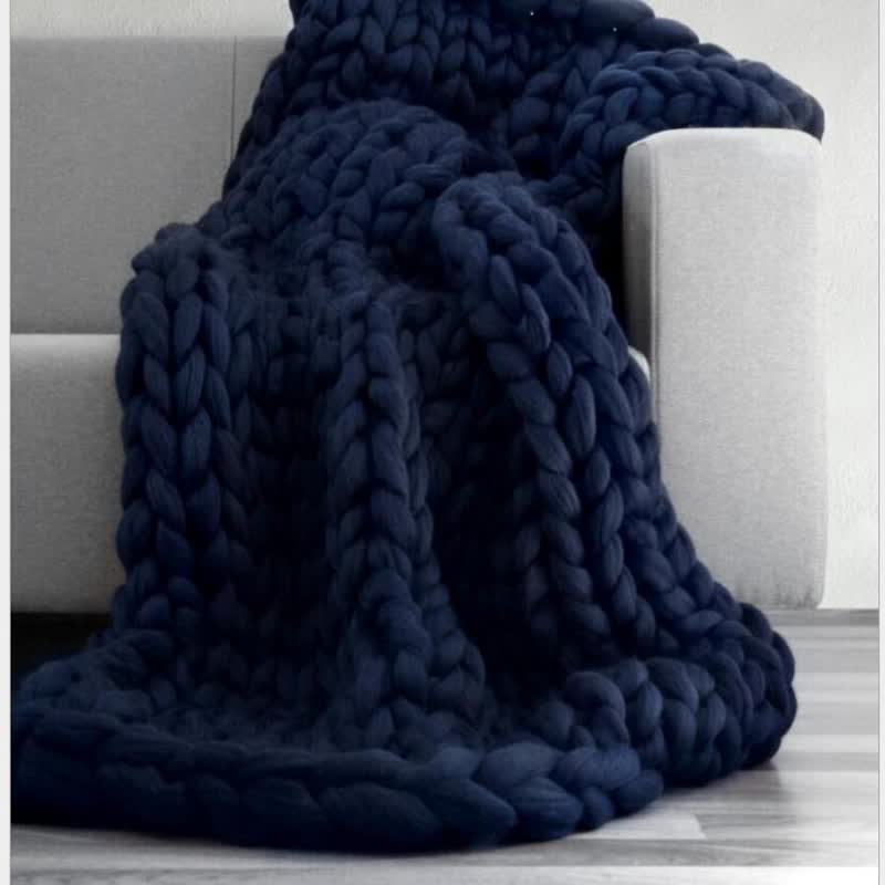 Solid Color Soft Knitted Weighted Blanket