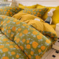 Ginger Yellow Flower Rustic Bedding Collection