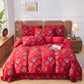 Cotton Gauze Chinese Character Bedding Set (4PCS)