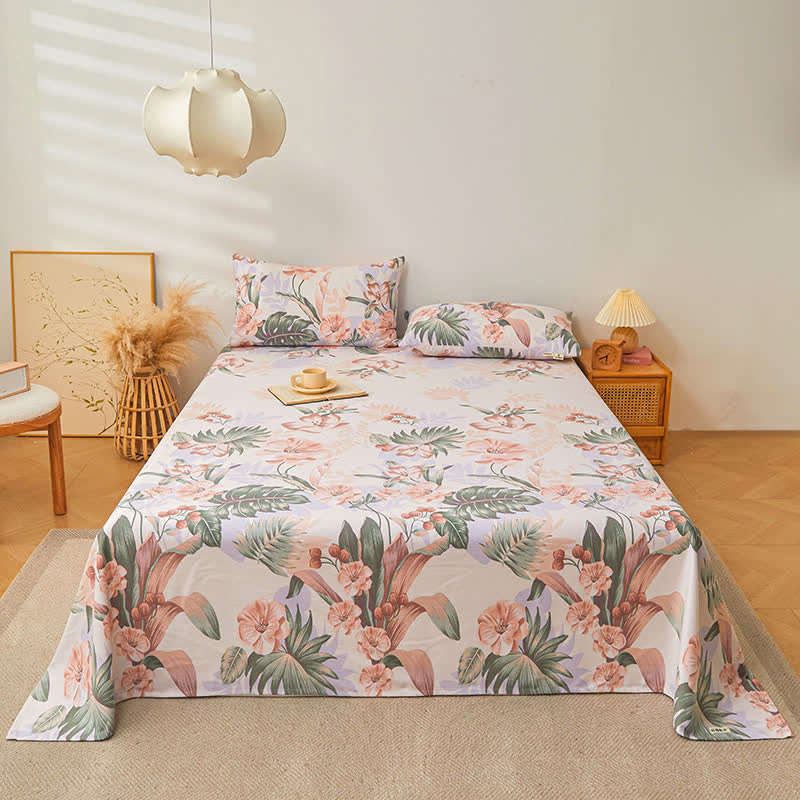 Breathable Rainforest Style Pure Cotton Coverlet