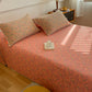 Vintage Floral Double Layer Cotton Gauze Coverlet