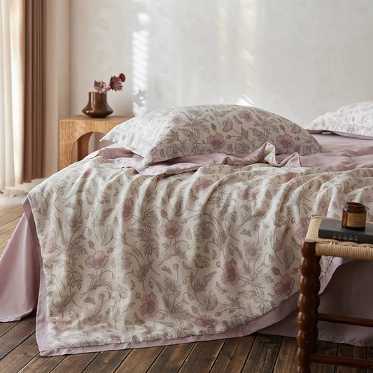 Rustic Floral Smooth Lyocell Sateen Bedding