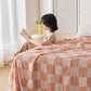 Modern Checkerboard Pure Cotton Breathable Quilt