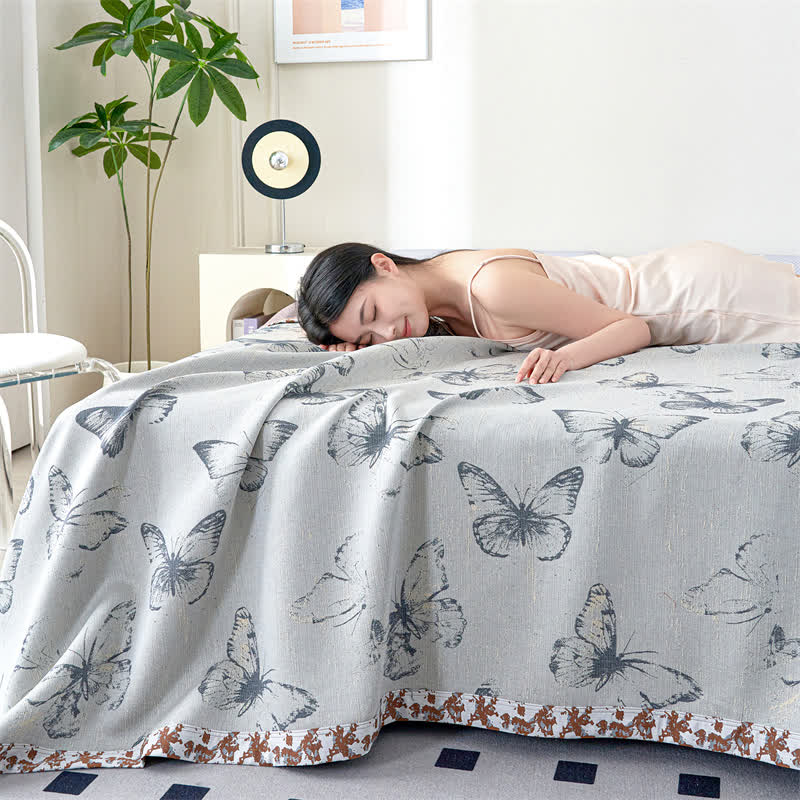 Butterfly Lyocell Gauze Summer Breathable Quilt