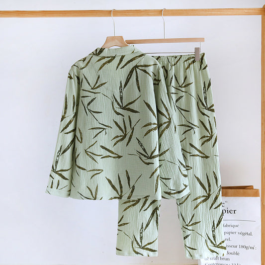 Rural Bamboo Cotton Gauze Pajama Set