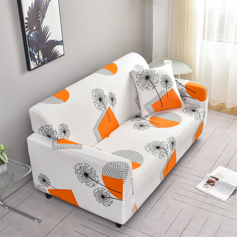 Geometry Dandelion Stretchable Sofa Slipcover