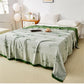 Bamboo Fiber Floral Print Comfy Coverlet