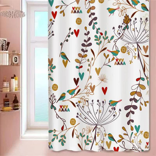 Pastoral Style Waterproof Shower Curtain