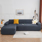 Ownkoti Pure Color Seersucker Stretchable Sofa Cover