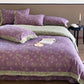 Elegant Butterfly Button Cotton Bedding Set(4PCS)