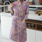 Cotton Gauze Floral Kimono Spa & Bath Robes