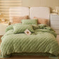 Solid Color Checkerboard Duvet Cover Blanket