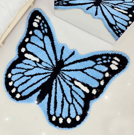 Elegant Butterfly Shape Water-absorbent Rug