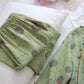 Leaf Tree Jacquard Cotton Loungewear Set - image 6