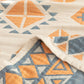 Cotton Gauze Bohemian Geometric Reversible Quilt