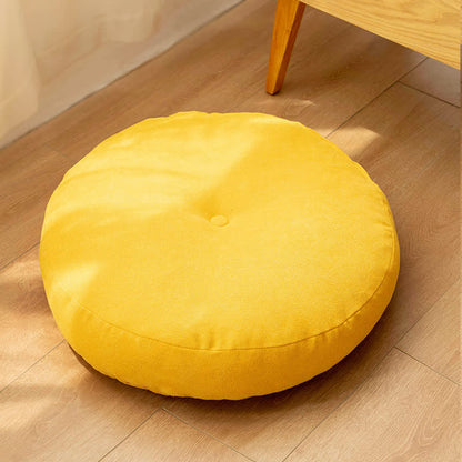 Solid Color Round Shape Seat Cushion