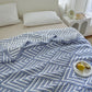 Pure Cotton Geometric Patterns Reversible Quilt