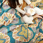 Ownkoti Multicolor Cotton Reversible Design Lightweight Quilt - image 3