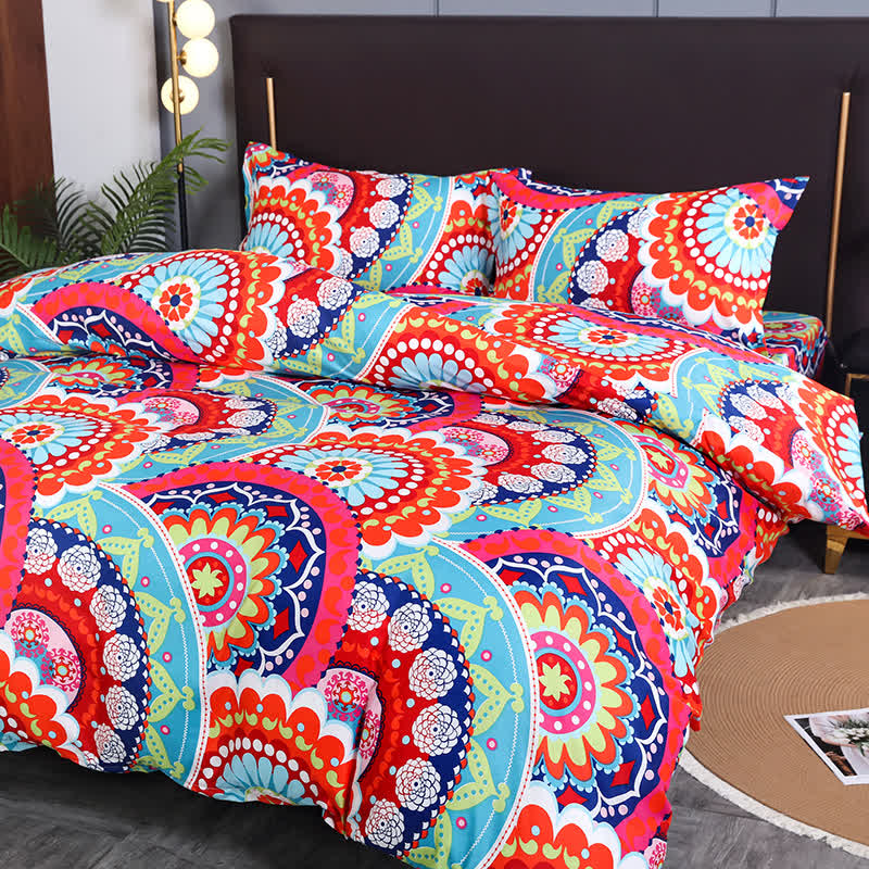 Chic Boho Ethnic Style Bedding Set(3PCS)