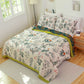 Flower Plant Cotton Reversible Soft Quilt - image 0