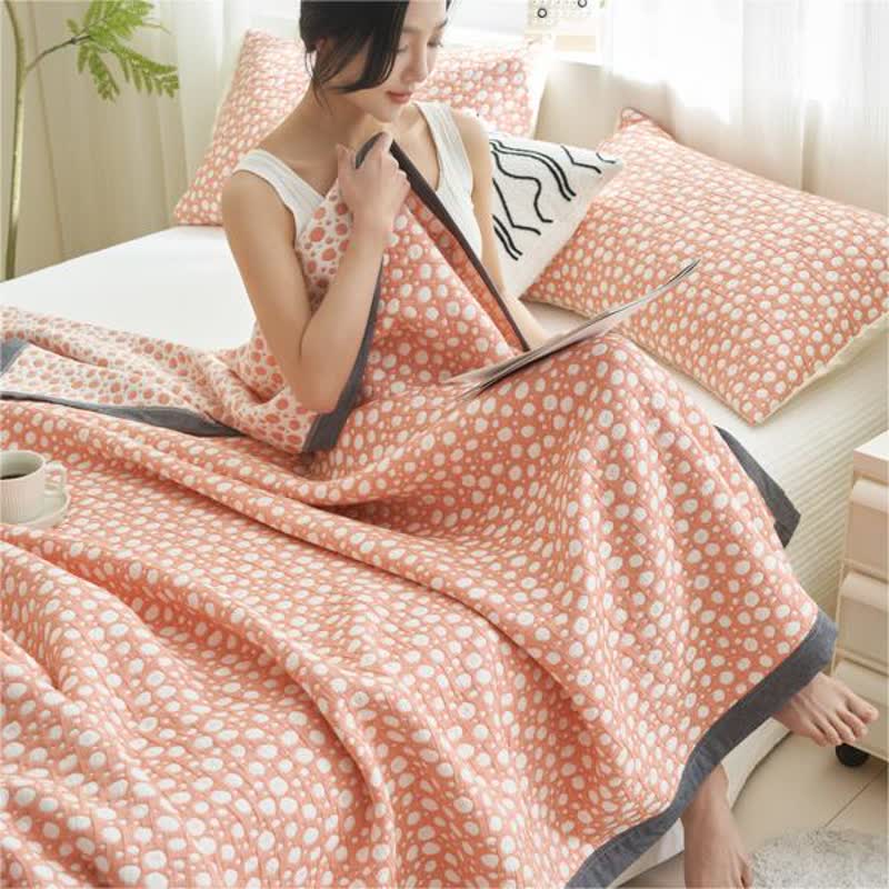 Breathable Summer Cotton Gauze Lightweight Quilt