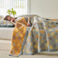 Cotton Gauze Jacquard Leaf Reversible Quilt