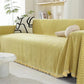 Chenille Herringbone Tassel Couch Cover