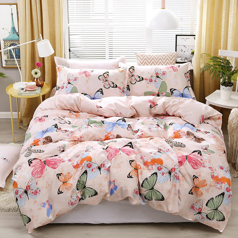 Rural Elegant Butterfly Soft Bedding