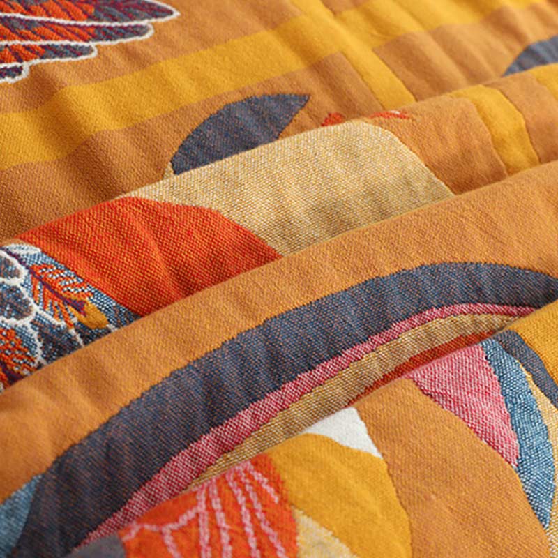 Toucan Bird Reversible Cotton Soft Quilt