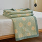 Elegant Pumpkin Cotton Gauze Summer Quilt