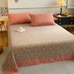 Vintage Floral Double Layer Cotton Gauze Coverlet