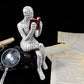 Reading Woman Thinker Statue Bookshelf Decoration - image 19