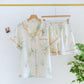 Pure Cotton Rural Lapel Loungewear Set