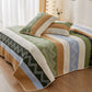 Modern Zigzag & Line Cotton Quilted Bedding