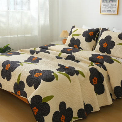 Vivid Flower Pure Cotton Summer Quilt