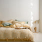 Floral Double Layer Cotton Gauze Bedding Set (4PCS)