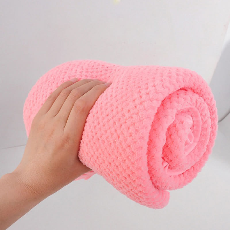 Solid Color Soft Breathable Bath Towel