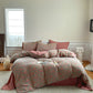 Double Layer Cotton Gauze Pastoral Bedding Set (4PCS)