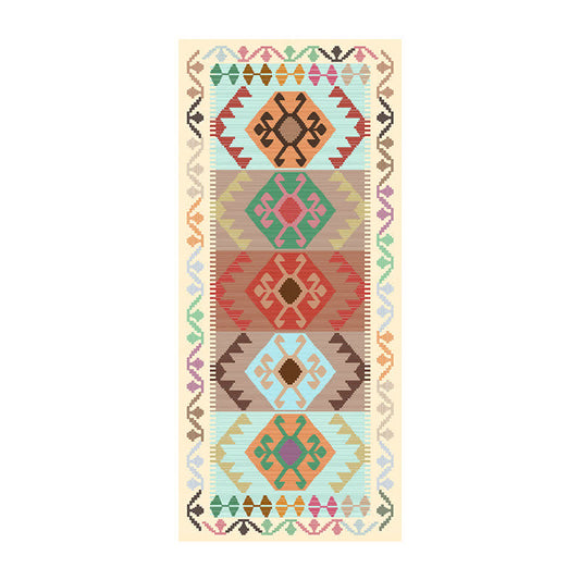 Anti-slip Afghan Kilim Bedroom Runner Rug