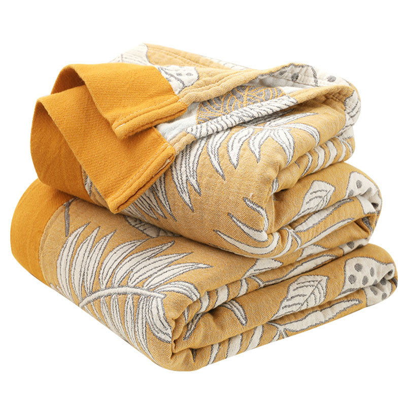 Pattern Gauze Reversible Quilt Breathable Throw - image 10