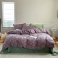 Cotton Gauze Elegant Floral Bedding Set (4PCS)