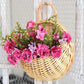 Ownkoti Handwoven Plant Basket with Handle (3PCS) - Beige - Set(3PCS): S+M+L - image 9