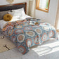 Circle Pattern Cotton Double-Side Quilt