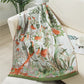 Floral Four Layers Gauze Bath Towel