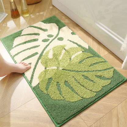 Ownkoti Palm Soft Non-Slip Entryway Rug