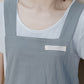 Simple Cotton Pure Color Cross-back Apron