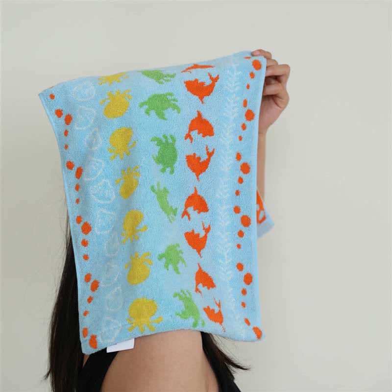 Ownkoti Cute Dolphin Cotton Towel for Kids