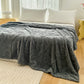 Solid Color Butterfly Reversible Fleece Blanket