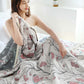 Hawthorn Tree Bird Cotton Reversible Quilt