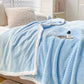 Solid Color Soft Reversible Fleece Blanket